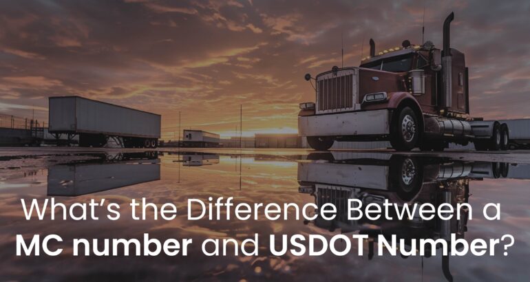 USDOT and MC numbers